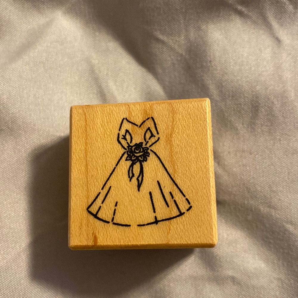 Wedding dress stamp